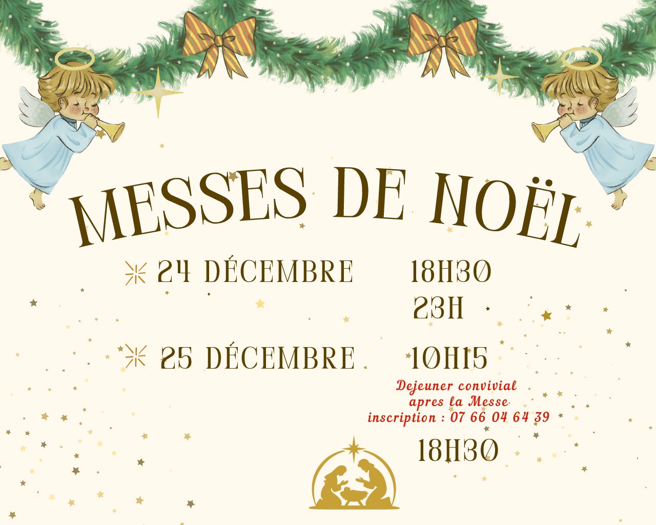 Copie de Messe de noel 2024 Woman Holding Cup Standing in the Kitchen